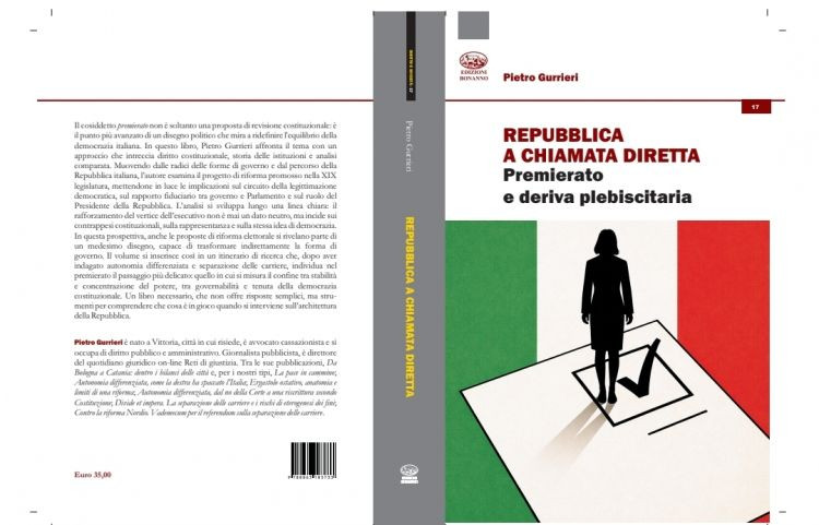 Esce Repubblica a chiamata diretta di Pietro Gurrieri, su premierato e stabilicum. Intervista all'Autore